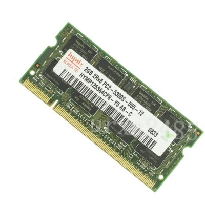 2GB 1GB DDR2-667MHz PC2-5300S 200Pin 1.8V SO-DIMM RAM Laptop Memory For Hynix - Image 1 of 4
