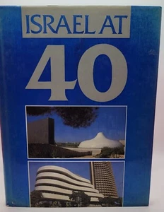 ISRAEL AT 40 by Julian J. Landau (1988, Hardcover, DJ 1st Edition) - Picture 1 of 7