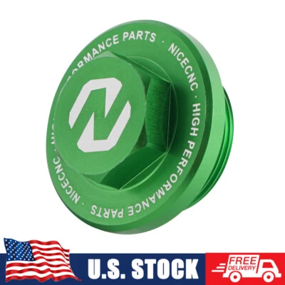 Tapa de tapón de llenado de aceite de motor CNC para Kawasaki Ninja 250R 01-12 Versys-X 300 17-23 Foto 1 de 4
