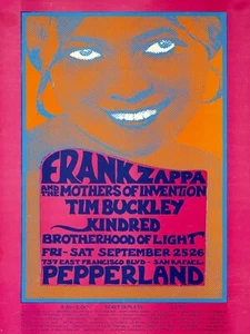 1970 Frank Zappa Concert NEW METAL SIGN: San Rafael, California - $3.50 Tickets - Picture 1 of 1