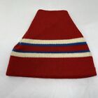 Hat Beanie Smiley Ski Snow Winter 100% Wool Knit Vintage 70's Sparks USA