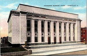 Tennessee Supreme Court Nashville Tennessee Linen Postcard - Picture 1 of 2