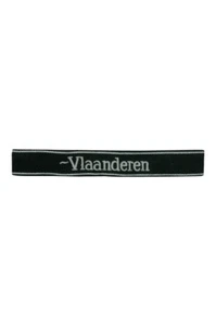 Elite 27th Volunteer Div. -Vlaanderen EM/NCO título de brazalete - Imagen 1 de 1