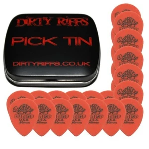 24 x Dunlop Tortex kleine Träne 0,60 mm Gitarrenplektren Plektren in einer Plektrendose - Bild 1 von 1