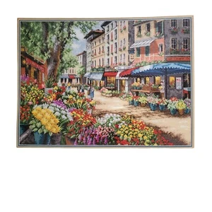 Dimensions The Gold Collection Paris Market Counted Cross Stitch Kit NOS 2009 - Picture 1 of 5