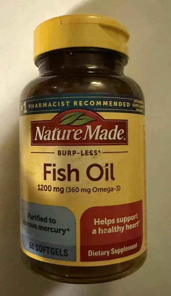 Aceite de pescado hecho en la naturaleza, sin eructos Foto 1 de 1