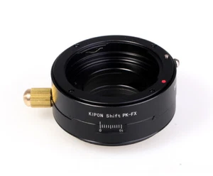 KIPON Shift Adapter for Pentax K PK Lens to Fuji X Camera X-Pro1 X-E1 X-T1 X-M1 - Picture 1 of 5