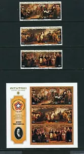 AITUTAKI MNH 124-26d American Bicentennial EE741 - Picture 1 of 1