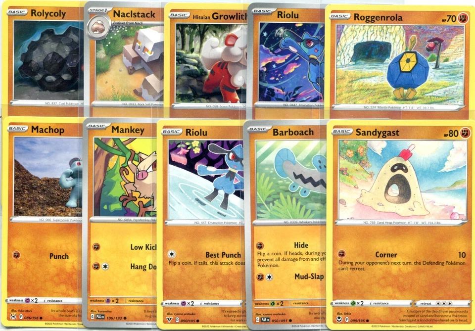 Fighting Deck Build Pokemon GLC and Standard  $1.99 Minimum Order Required - Image 1 of 1