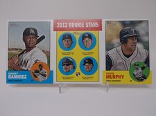 2012 Topps Heritage Ad Panel Hanley Ramirez/David Murphy