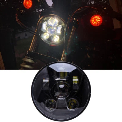 5-3/4" 5.75" LED Headlight For Harley Davidson Dyna Low Rider Wide Glide FXBB - Image 1 of 4