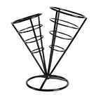 French Fries Rack Cone Wire Fry Basket Chips Holder Metal Snack