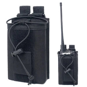 Outdoor Tactical Molle Radio Walkie Talkie Pouch Waist Bag Holder Pocket Holster - Picture 1 of 18