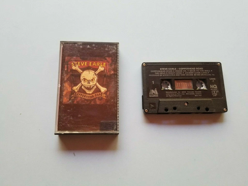 Steve Earle - Copperhead Road - Cassette Tape    - Image 1 of 1