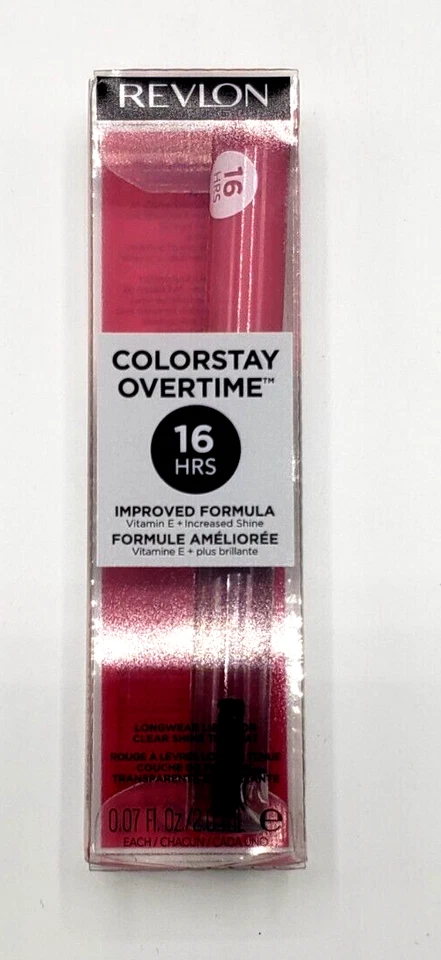 NEW Revlon ColorStay Overtime 16HR Liquid Lip Color- 490 FOR KEEPS PINK - Image 1 of 2