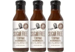 G Hughes Sugar Free Teriyaki Sauce 13 oz Pack of 3 Gluten Free Keto Friendly - Foto 1 di 1
