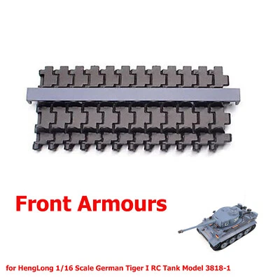 for 1/16 Henglong German Tiger RC Tank Model 3818-1 Plastic Front Armours - Image 1 of 4