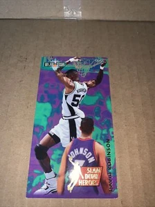 1993-94 FLEER NBA JAM SESSION SLAM DUNK HEROES #8 OF 8 DAVID ROBINSON Spurs HOF - Picture 1 of 10