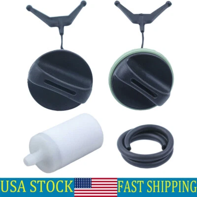 Gas Oil Cap Fuel Line Filter For Jonsered 2147 2149 2141 2145 2150 2152 2153 USA - Image 1 of 4