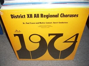 LANGLEY H.S. FAIRFAX district 12 all regional choruses 1974 ( pop ) SEALED - Picture 1 of 1