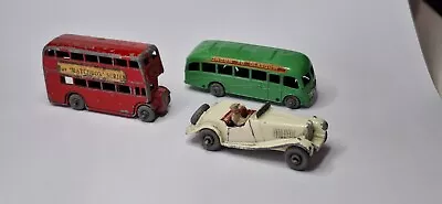 MATCHBOX  LESNEY - LOTTO 3 PEZZI  : MG TD - BUS - LONDON BUS - Immagine 1 di 4