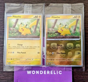 Pikachu 120/SV-P Promo Master Ball Poke Ball Holo Set TCG Indonesia Sealed - Picture 1 of 4
