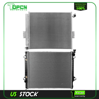 Fits 2005-2012 Toyota Tacoma Replacement Radiator & Condenser Assembly Foto 1 de 4