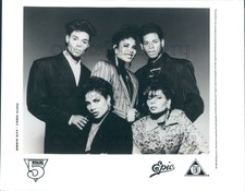 1990 Press Photo Five 5 Star 1980s R&B Band Pearson Family