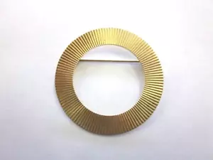 Tiffany & Co. - Vintage 14k Yellow Gold Circle Pin Brooch - Picture 1 of 3