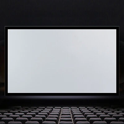 135" Inch Fixed Aluminum Frame Projector Screen Home Theatre HD TV Projection US - Image 1 of 4