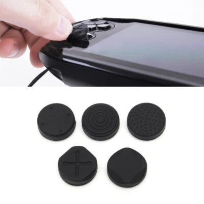 6x Cubiertas de tapa de agarre analógicas de silicona para PSV 1000 2000 PS Vita Foto 1 de 4