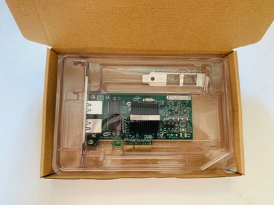 For INTEL EXPI9402PT PRO/1000 Dual Port Server Adapter PCI-E Network Card 82571 - Image 1 of 4