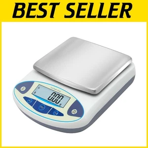 High Precision Electronic Analytical Balance 5000g x 0.01g with Large LCD - Picture 1 of 8