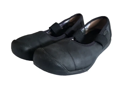 Zapatos cómodos planos de cuero negros Keen Sienna Mary Jane para mujer talla 9,5 Foto 1 de 4