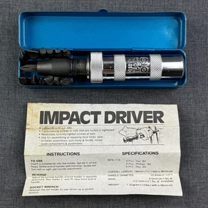 Destornillador de Impacto CIC Nº 2500 con 13 Brocas con Estuche de Almacenamiento e Instrucciones De Colección - Imagen 1 de 23