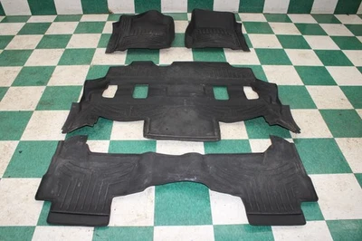 15-20 Escalade Black Weather Tech Rubber Front Rear Floor Mat Liner Set 4x - Изображение 1 из 4