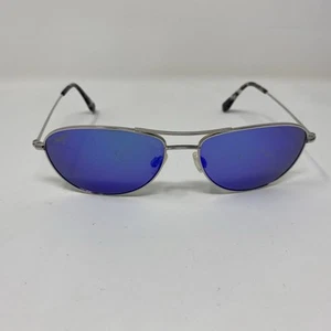 Maui Jim Baby Beach MJ-245-17 Silber Titan MJ polarisierte blaue verspiegelte Gläser: G72 - Bild 1 von 9