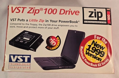VST Zip 100 Drive for Macintosh PowerBook G3 Series - ZIPG32; w/CD ROM - Image 1 of 4