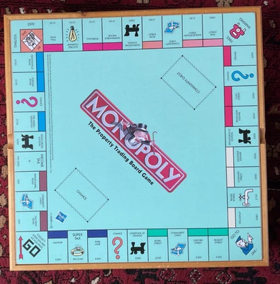 Parker Brothers Cluedo Monopoly Wooden Board Game Deluxe Compendium Storage Rare - Image 1 of 4