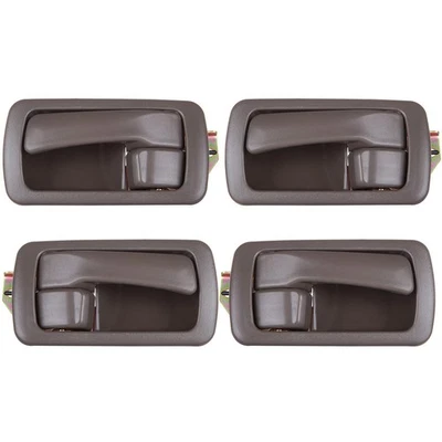 Set of Door Handles Brown Interior Front Rear Right Left For Toyota Camry 92-96 Foto 1 de 4