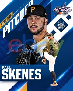 Paul Skenes 2025 All Star Game Collage Pittsburgh Pirates 8x10 MLB Photo - Picture 1 of 1
