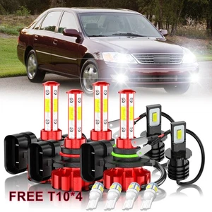 For Toyota Avalon 1998 1999 LED Headlight High Low Beam Fog Light Bulb Combo - Picture 1 of 20
