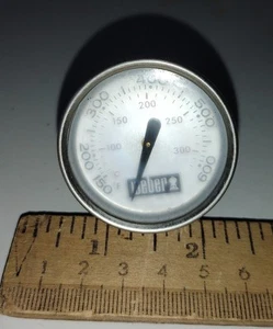 USED OEM Weber Grill BBQ Part Q120 Q 120 Thermometer Temperature Gauge - Picture 1 of 3