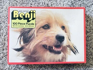 Vintage 1976 Benji 100 Piece Jigsaw Puzzle Made Canada House of Games Joe Camp - Picture 1 of 7