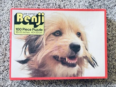 Vintage 1976 Benji 100 Piece Jigsaw Puzzle Made Canada House of Games Joe Camp - Image 1 of 4