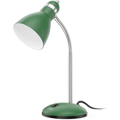 Metal Desk Lamp E26 Base Adjustable Swing Arm On Off Switch Modern Lighting New - Image 1 of 4