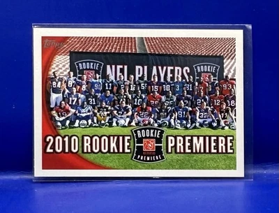 2010 TOPPS #412 ROOKIE PREMIERE CHECKLIST KROB GRONKOWSKI DEZ TIM TEBOW - Image 1 of 2