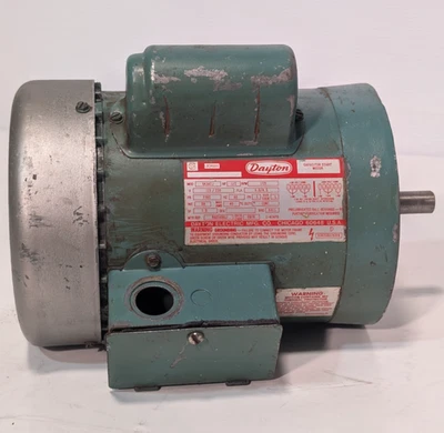 Dayton Electric 6K342J capacitor start motor 1/2HP, 1725RPM, 1PH, F56C, 115/230V - Image 1 of 4
