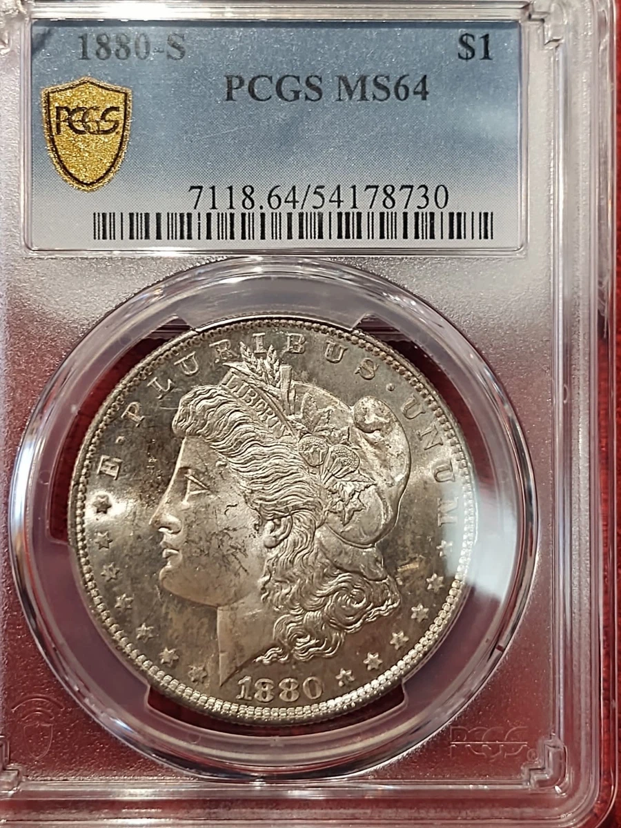 MS 64 Graded 1880 Year Morgan US Dollars (1878-1921) for sale | eBay
