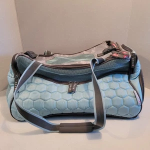 ARGO by Teafco kleine/mittlere Hunde-Haustiertragetasche blau gesteppt von der Fluggesellschaft zugelassen - Bild 1 von 18
